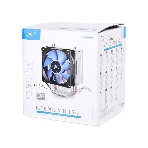 Кулер для процессора DEEPCOOL ICE EDGE MINI FS V2.0 синий, 80 мм, алюминий/медь, 2200 об/мин, 24.7 дБ, 3 pin, 100 Вт, 112 мм, фото8