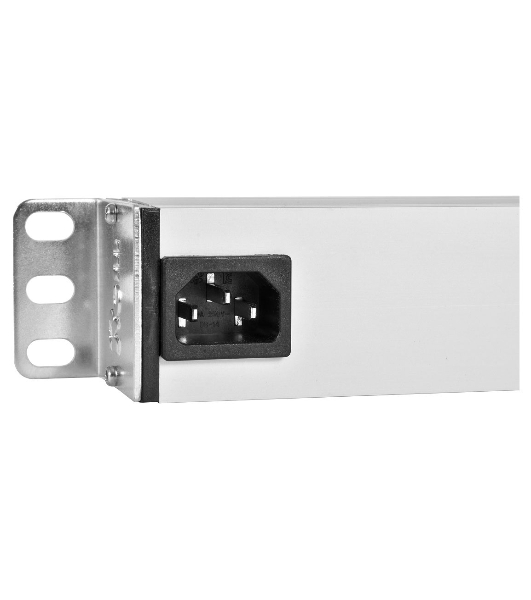 Блок розеток ЦМО Rem-10 без шнура с выкл., 3 Schuko, вход IEC 60320 C14, 10A, алюм., 10' (R-10-3S-V-220-Z)