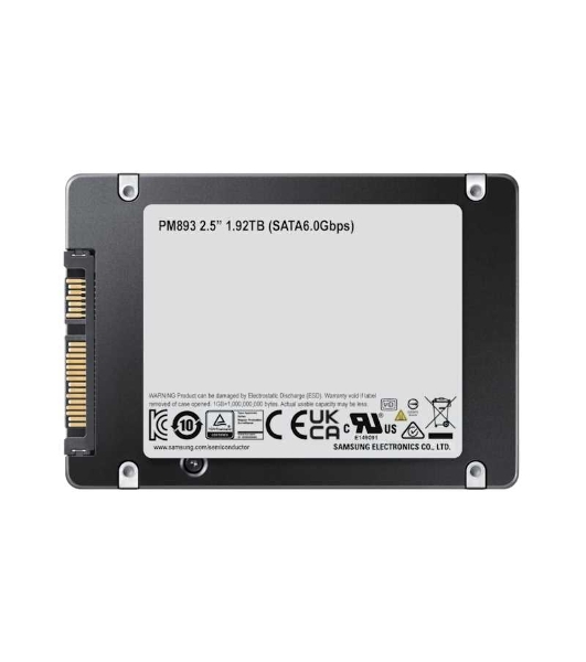 Накопитель SSD Samsung PM893, 1920Gb, SATA III, R/W 550/520