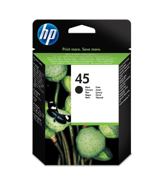 Картридж Hi-Black (51645AE) для HP DJ 850C/970C/1600C, №45, Bk NEW