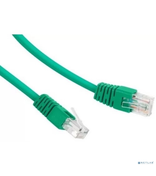 Патч-корд UTP Cablexpert cat.5e, 1.5м, литой, многожильный, зеленый