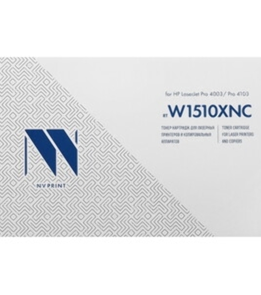 Картридж NVPrint совместимый NV-W1510X (БЕЗ ЧИПА) для HP LaserJet Pro 4003/Pro 4103 (9700k)