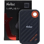 Внешний SSD Netac ZX20, 1TB, USB 3.2 Gen 2x2 Type-C, R/W 2000/1800, черный, фото3
