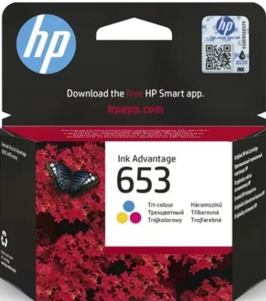 Картридж HP 653 струйный трехцветный (200 стр)