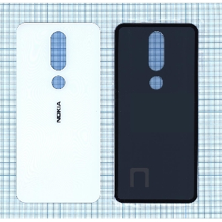 Задняя крышка для Nokia X6 белый