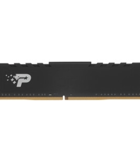 Оперативная память Patriot Signature Premium, DDR4, 8GB (1x8GB), 3200 MHz, CL22, с радиатором, чёрный