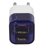 Сетевое зарядное устройство HOCO (6931474798381) C125Aaa Transparent Blue, фото3