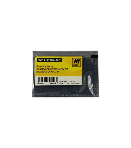Чип Hi-Black к картриджу HP CLJ CP4025/CP1025/CM2320/CP3525 new, BK