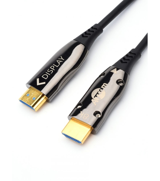 Кабель HDMI 30 м (HIGH speed, Metal gold, Optical) 8K VER 2.1 Кабель HDMI 30 м (HIGH speed, Metal gold, Optical) 8K VER 2.1