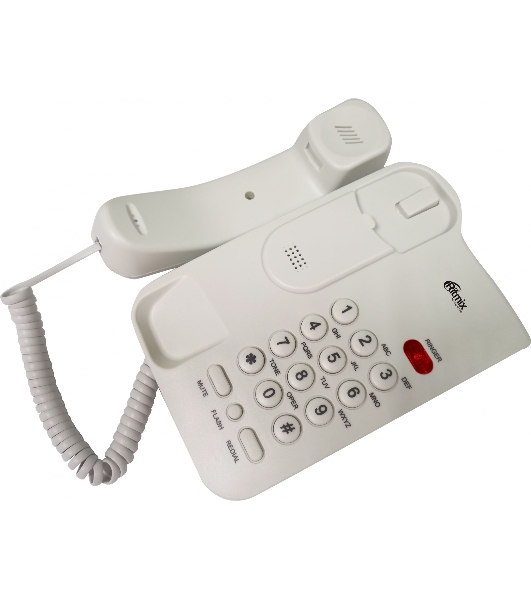 Телефон проводной Ritmix RT-311 белый