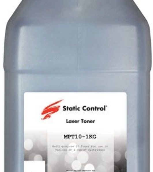 Тонер Static Control MPT10-1KG черный флакон 1000гр. для принтера НР LJ P1007/P1008/P1009/P1006/P1002/P1005/P1000/P1003/P1004/P1505