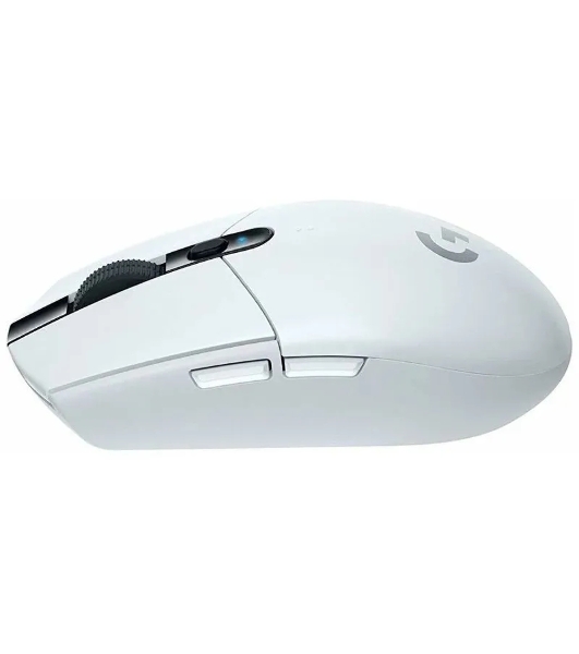 Мышь беспроводная Logitech G304 Lightspeed белый, 12000 dpi, радиоканал, USB, кнопки - 6