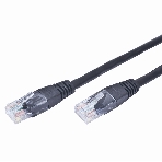 Патч-корд FTP Cablexpert cat.6, 1м, литой, многожильный, черный, фото 1