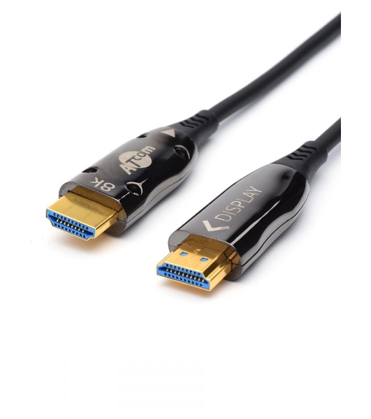 Кабель HDMI 30 м (HIGH speed, Metal gold, Optical) 8K VER 2.1 Кабель HDMI 30 м (HIGH speed, Metal gold, Optical) 8K VER 2.1
