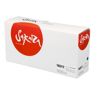 Тонер-туба Sakura KMTN-321C (A33K450) для Konica Minolta, голубой, 25000 к.