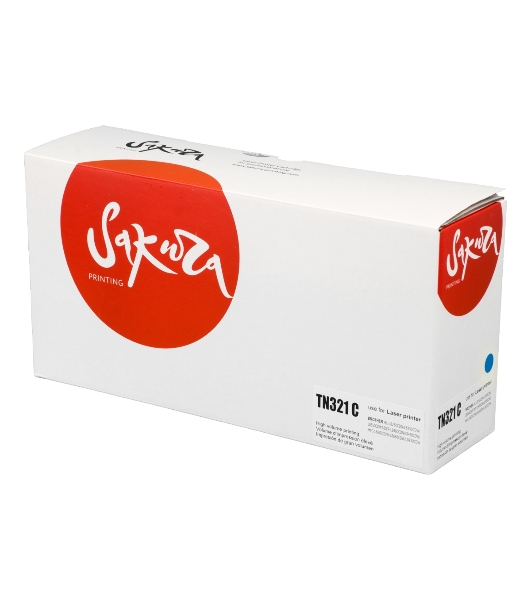 Тонер-туба Sakura KMTN-321C (A33K450) для Konica Minolta, голубой, 25000 к.