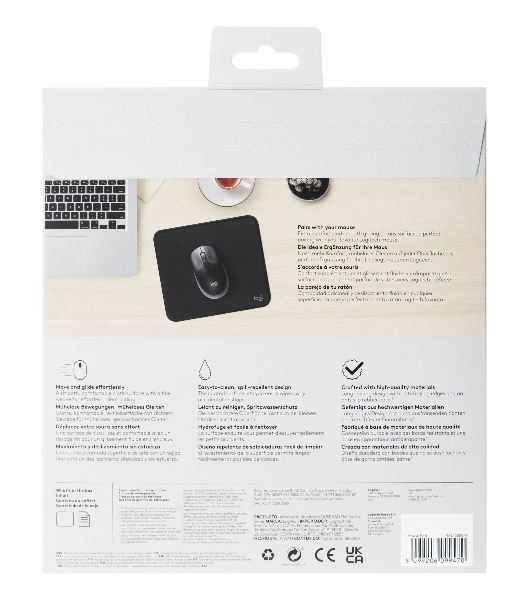 Коврик для мыши LogitechMouse Pad Studio Series,GRAPHITE