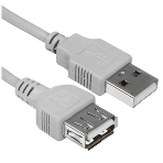 Кабель-удлинитель USB2.0 Cablexpert CC-USB2-AMAF-75CM-N, AM/AF, медь, Pro, 75 см, серый, пакет, фото4