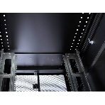 Шкаф серверный ЦМО ШТК-СП-42.8.12-48АА-9005 42U 800x1200 мм пер. дв. перфор. задн. дв. перфор. 2-хст. 2 бок. пан. 1350 кг черный, фото2