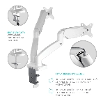Кронштейн ONKRON G160 для монитора 13'-32' настольный, белый, фото29