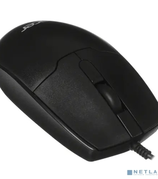 Мышь проводная Acer OMW126 черный, 1200 dpi, USB, кнопки - 3