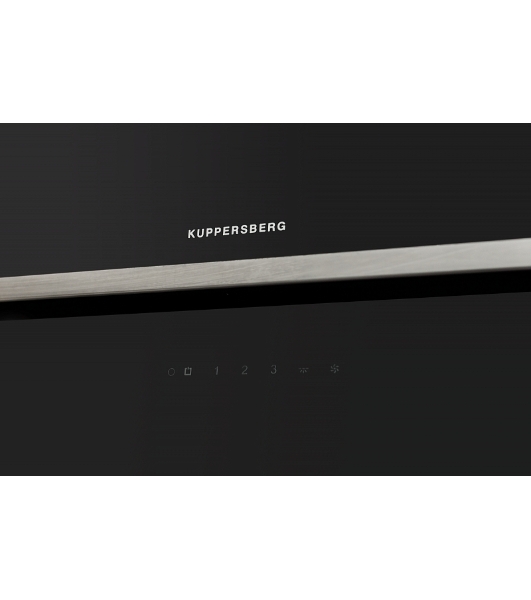 Вытяжка каминная Kuppersberg F 600 B черный/нержавеющая сталь, 60 см, 650 куб. м/ч, 47 дБ