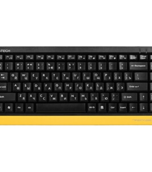 Комплект клавиатура+мышь A4Tech FStyler FG1110 беспроводной, USB, 2000 DPI, чёрный/серый