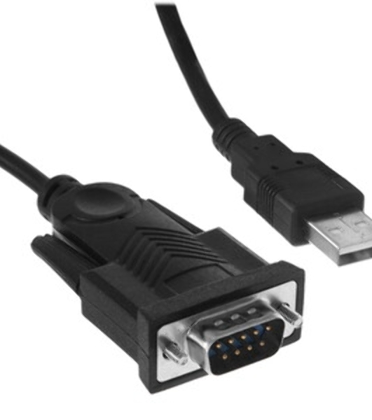 Конвертер USB->SERIAL Cablexpert UAS-DB9M-02 AM/DB9M, 1,5 м, PL2303TA, WinXP-Win8, черный, пакет