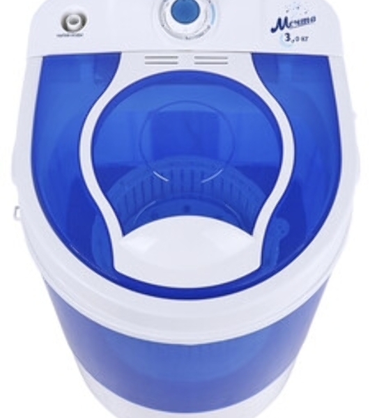 Стиральная машина Мечта WMS S303UT01 бело-синяя, загрузка вертикальная 3кг, 300 об/мин., класс: A+