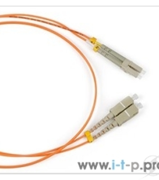 Патч-корд Hyperline FC-50-LC-SC-PC-3M Патч-корд волоконно-оптический (шнур) MM 50/125, LC-SC, duplex, LSZH, 3 м