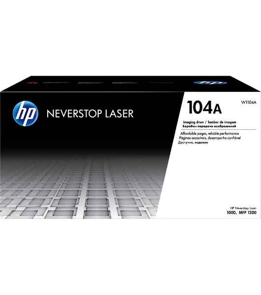 Барабан 104A для HP Neverstop Laser 1000a/w/1200a/w, 20К W1104A (внутри тонер на 5К)