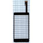 Сенсорное стекло (тачскрин) для HTC One SU T528w, черное, фото3