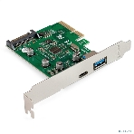 Контроллер ExeGate EXE-320-1A1C (PCI-E x4 v3.0, USB3.2 Gen2 1xType-A + 1xType-C ext., SuperSpeed+ скорость до 10 Гбит/с, разъем доп.питания, ASMedia Chipset ASM1142), фото9