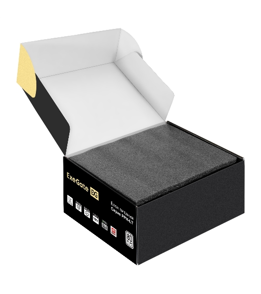 Блок питания 750W ExeGate 80 PLUS 750PPH-LT-S (ATX, APFC, SC, КПД 82% (80 PLUS), 12cm fan, 24pin, 2x(4+4)pin, 4xPCI-E, 8xSATA, 4xIDE, кабель 220V 1,8м с защитой от выдергивания, black, Color Box)