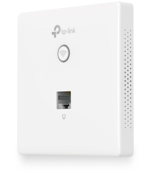 Точка доступа TP-Link Omada AC1200 wireless MU-MIMO Gigabit wall-plate Access Point, 1 Gigabit downlink port, 1 gigabit uplink port, 802.3af/at PoE in, wall plate mounting, support standalone mode and controlled by Omada SDN controller (Software/hardware/Cloud)