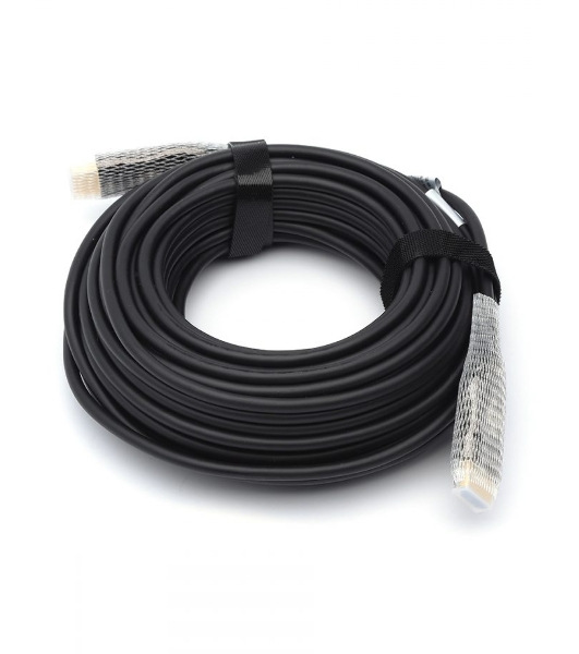 Кабель HDMI 30 м (HIGH speed, Metal gold, Optical) 8K VER 2.1 Кабель HDMI 30 м (HIGH speed, Metal gold, Optical) 8K VER 2.1