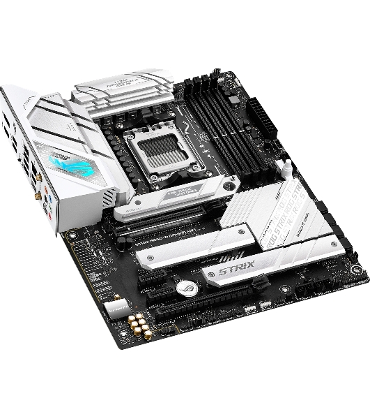 Материнская плата ASUS ROG STRIX B650-A GAMING WIFI, AM5, AMD B650, 4xDDR5, 4xSATA, 3xM.2, 1xPCIe 4.0 x16, 1xPCIe 4.0 x4, 1xHDMI, 1xDP, 1x 2.5Gb LAN, 3xUSB-A 3.2 Gen 2, 4xUSB 2.0, 5x3.5 мм, 7.1, Standard-ATX