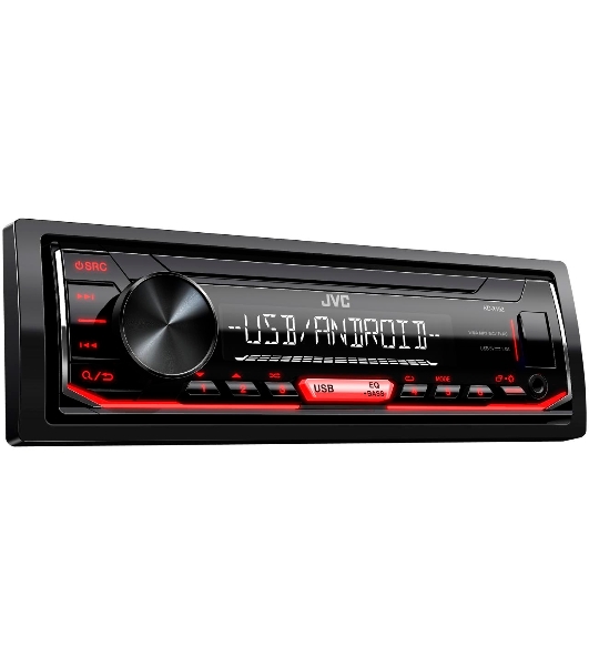 Автомагнитола JVC KD-X152M, 1 DIN, USB Type-A, AUX, съёмная панель