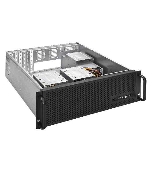 Серверный корпус ExeGate EX293902RUS Pro 3U450-09 (RM 19', высота 3U, глубина 450, БП 2U-700ADS, USB)