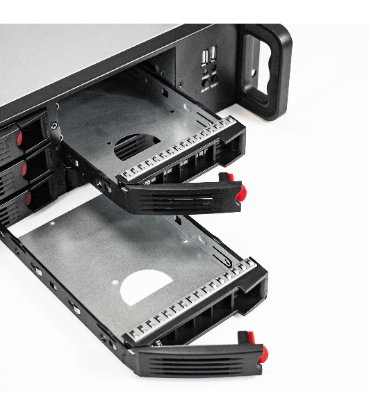 Серверный корпус ExeGate Pro 2U650-HS09 (RM 19', высота 2U, глубина 650, БП 2U-1000ADS, 9xHotSwap, 2*USB)