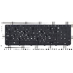 Клавиатура для ноутбука HP 350 G2 черная, фото2