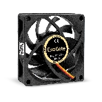 Вентилятор для корпуса ExeGate EX07015S3P черный, 70 мм, 3000 об/мин, 27 дБ, 3 pin, фото 1