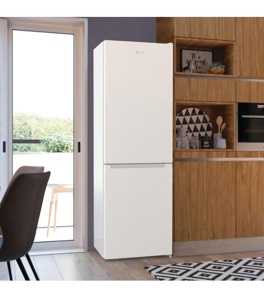 Холодильник Gorenje NRK619EEW4 белый двухкамерный 203/99л морозилка снизу, No Frost