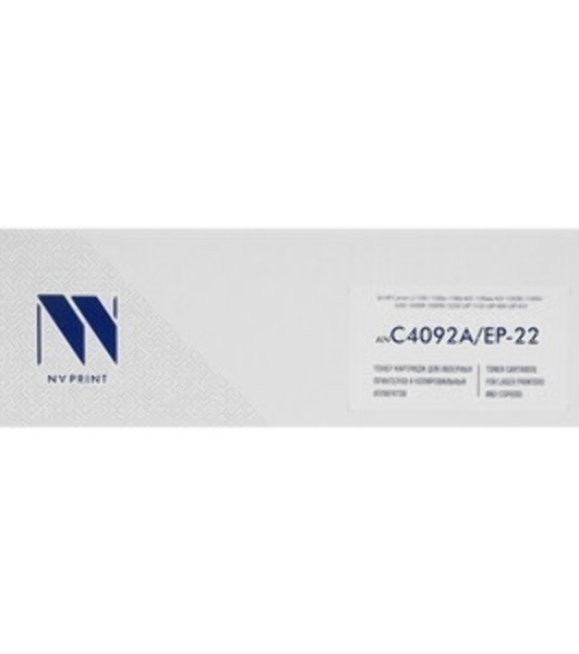 Картридж лазерный NVPrint совместимый HP C4092A/Canon EP-22 для LaserJet 1100/1100a/3200/3220/Canon Laser Shot LBP1120/800/810 (2500k)