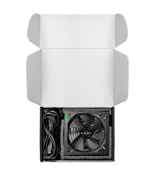 Блок питания 750W ExeGate 80 PLUS 750PPH-LT-S (ATX, APFC, SC, КПД 82% (80 PLUS), 12cm fan, 24pin, 2x(4+4)pin, 4xPCI-E, 8xSATA, 4xIDE, кабель 220V 1,8м с защитой от выдергивания, black, Color Box)