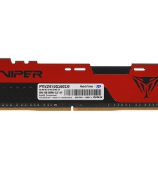 Оперативная память Patriot Viper Elite II, DDR4, 16GB (1x16 GB), 3200 MHz, CL18, DIMM, радиатор, красный, черный