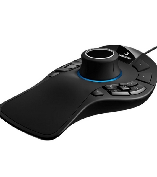 Мышь проводная 3DConnexion SpaceMouse Pro (3DX-700040) черный, 2000 dpi, USB, кнопки - 15