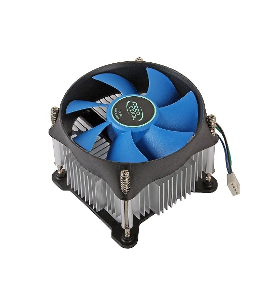 Кулер для процессора DEEPCOOL THETA 31 PWM черный/синий, 92 мм, алюминий/медь, 2400 об/мин, 32.5 дБ, 4 pin, 95 Вт, 60 мм