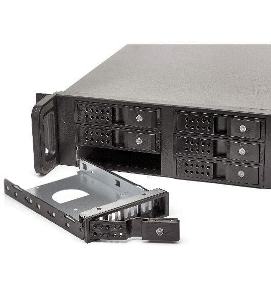 Серверный корпус ExeGate Pro 2U480-HS06 (RM 19', высота 2U, глубина 480, БП 600ADS, 6xHotSwap, USB)