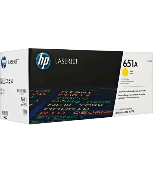 Картридж лазерный HP CE342A желтый LaserJet 700 Color MFP 775 (16000 стр.)